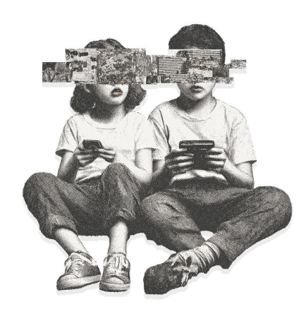 Kids sicker illustration